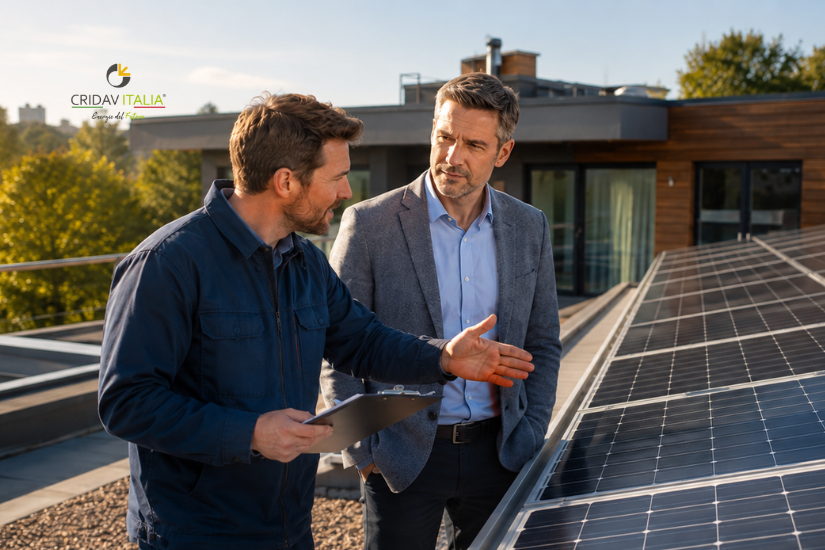 calo di rendimento fotovoltaico